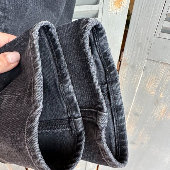 AGOLDE Riley High Rise Straight Crop (Stretch) Jeans Panoramic Sz 24 - Picture 16 of 16